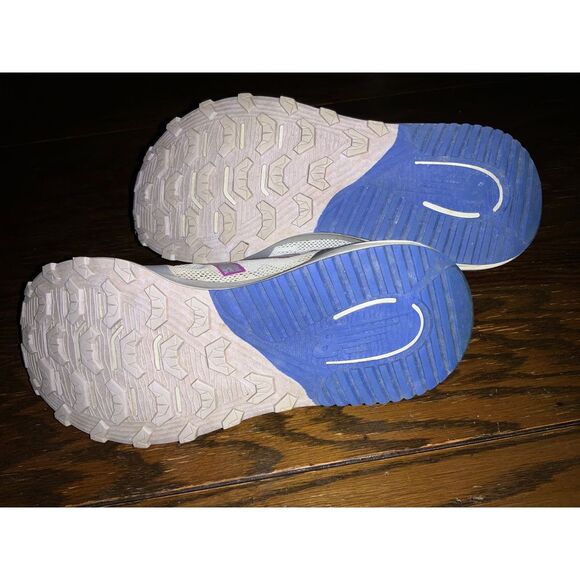New Balance 10.5 All Terrain Running Shoes Athletic Sneakers Purple Gray Blue - Picture 5 of 7